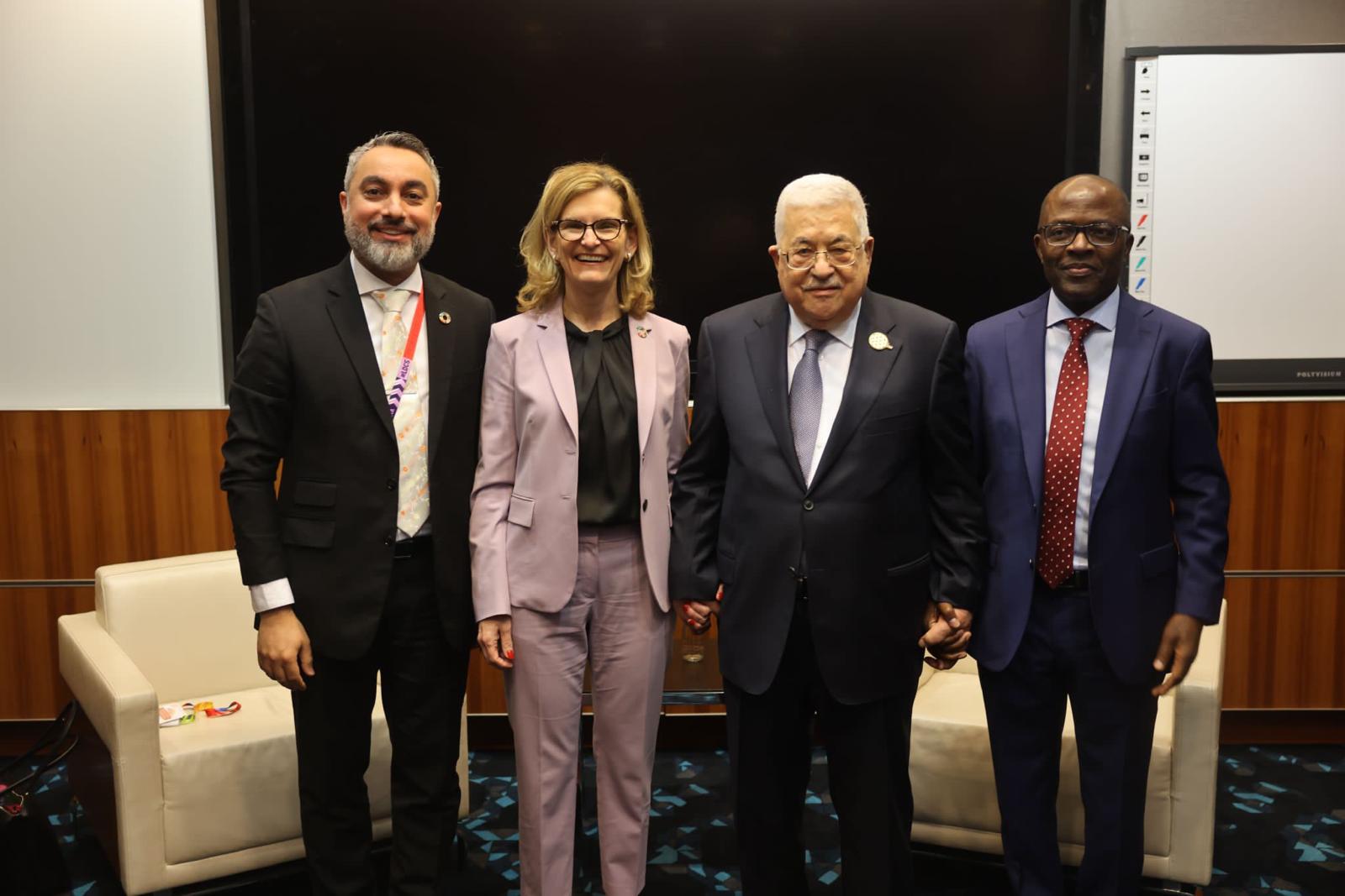 الرئيس لدى لقائه مدير عام الاتحاد الدولي للاتصالات دورين بوغدان